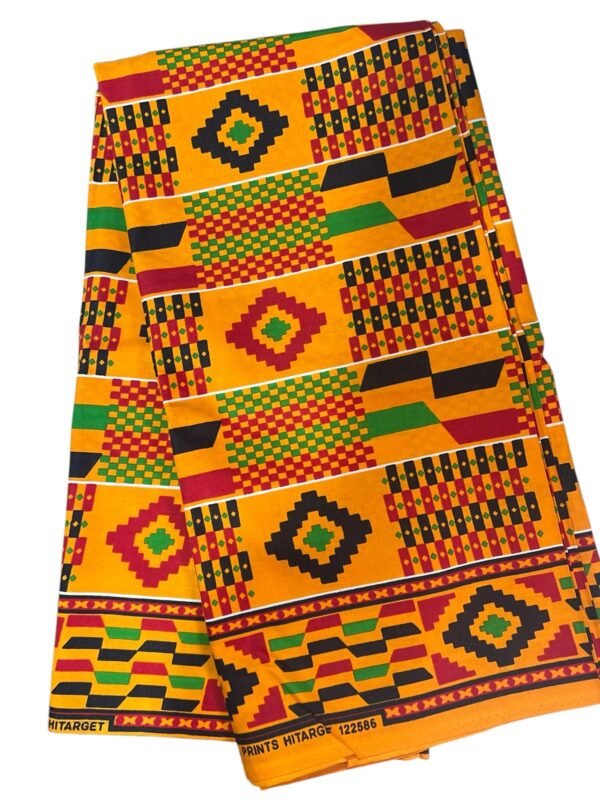 Tecido Africano Estampado Real Wax Referência: KH 0012A