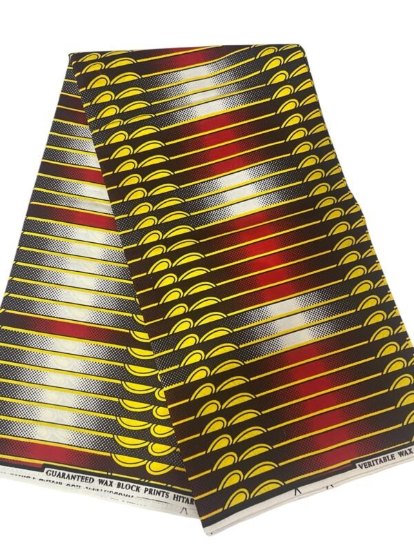 Tecido Africano Estampado Real Wax Referência: KH 0006A