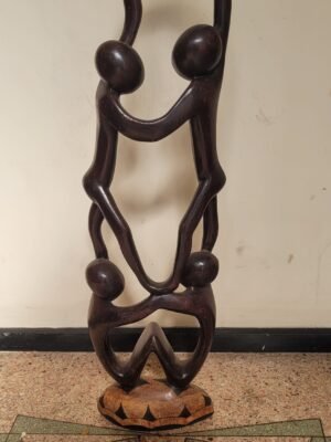 Escultura De Madeira Casais para Decoraçao
