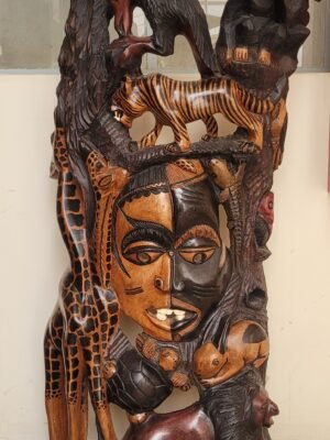 Escultura de Madeira para Decoração,Espírito da Floresta