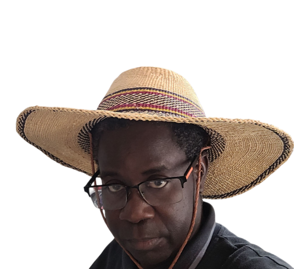 Chapéu africano para homens e mulheres, chapéu Fulani de palha e couro, origem ética de Gana - Imagem 3