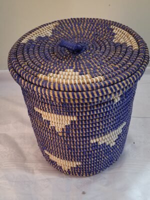 Cesto de Balaio de Palha Africana