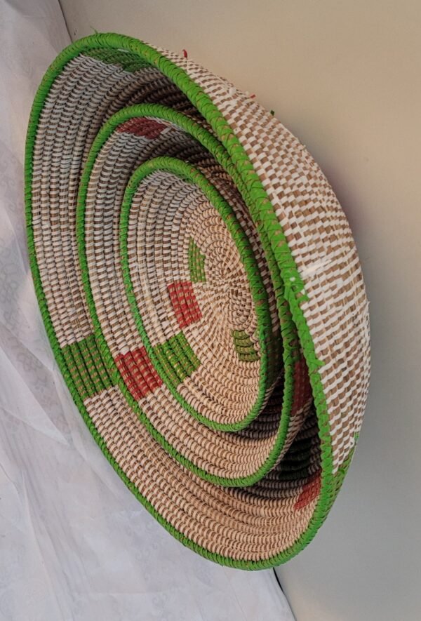 Conjunto de 3 Cesta de Palha - Imagem 3