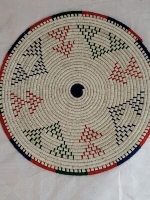 Cesta de palha Decorativa 30cm