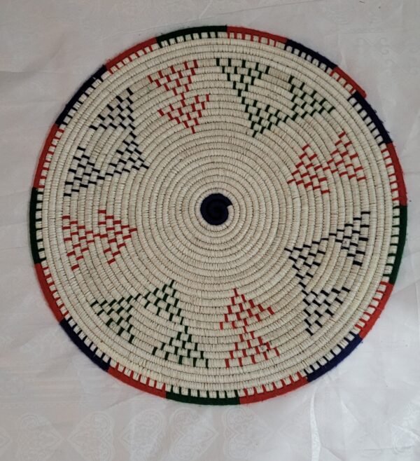 Cesta de palha Decorativa 30cm