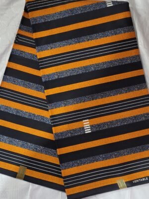 Tecido Africano Estampado Real Wax Referência: KH 0023A
