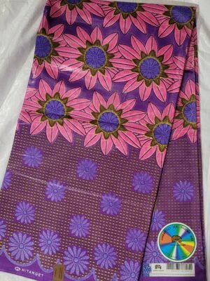 Tecido Africano Estampado Real Wax Referência: KH 0020A