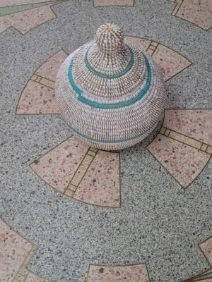 Cesto Balaio de Palha Africana
