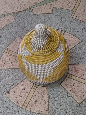 Cesto Balaio de Palha Africana