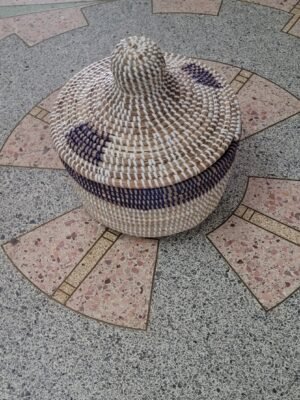 Cesto Balaio de Palha Africana