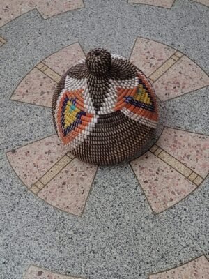 Cesto Balaio de Palha Africana