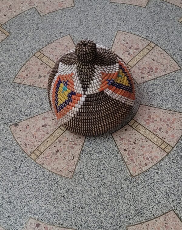 Cesto Balaio de Palha Africana