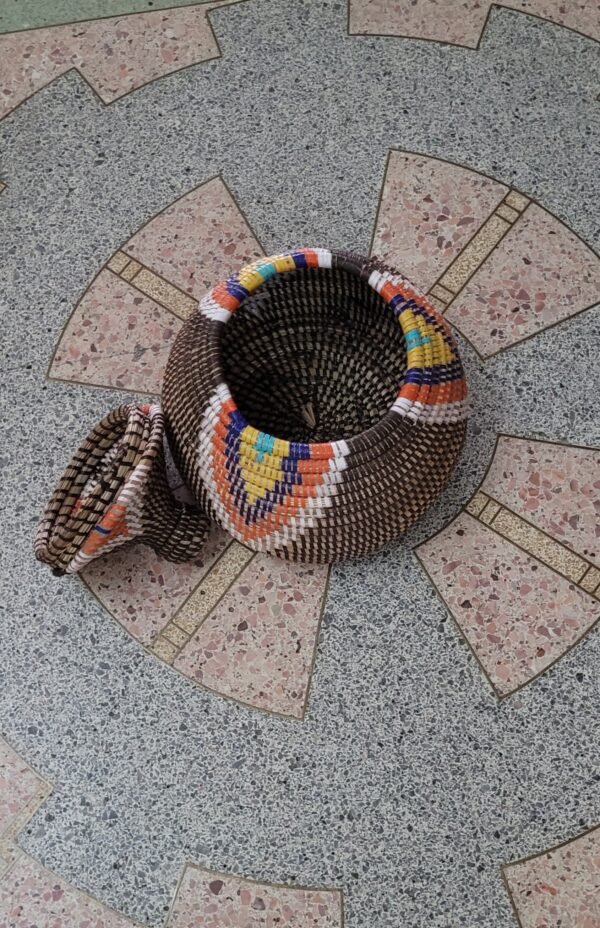 Cesto Balaio de Palha Africana - Imagem 2