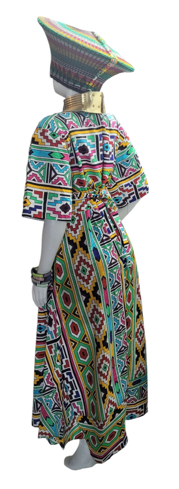 Vestido feminino moda africana - Imagem 2
