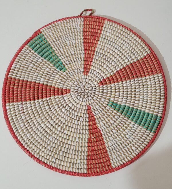 Cesto Decorativo de Palha 38cm