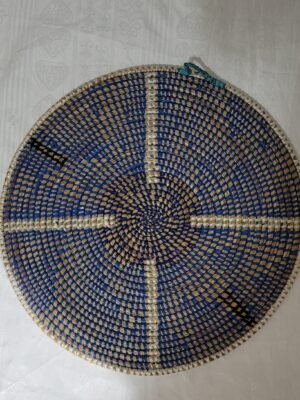 Cesto Decorativo de Palha 37cm