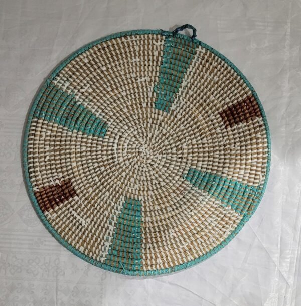 Cesto Decorativo de Palha 37cm