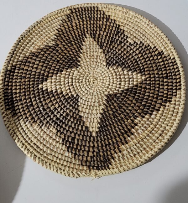 Cesto Decorativo de Palha 37cm