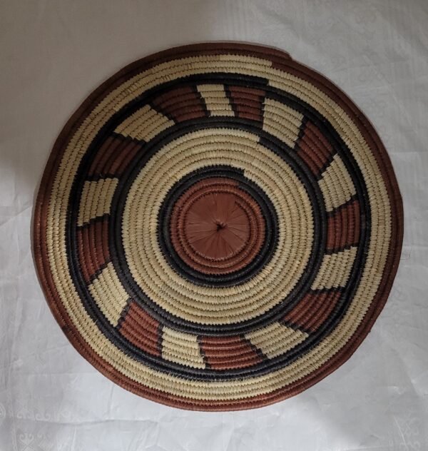 Cesta de parede de palha 38cm
