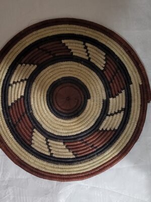 Cesta de parede de palha 38cm