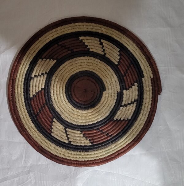 Cesta de parede de palha 38cm