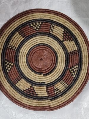Cesta de parede de palha 38cm