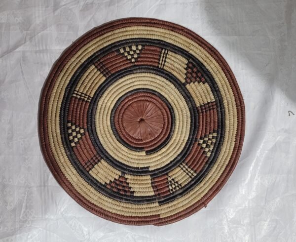 Cesta de parede de palha 38cm