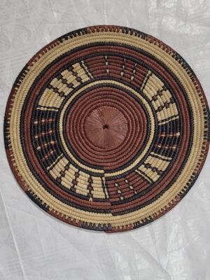 Cesta de parede de palha 37cm