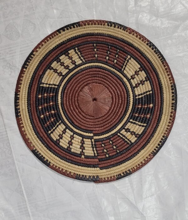 Cesta de parede de palha 37cm