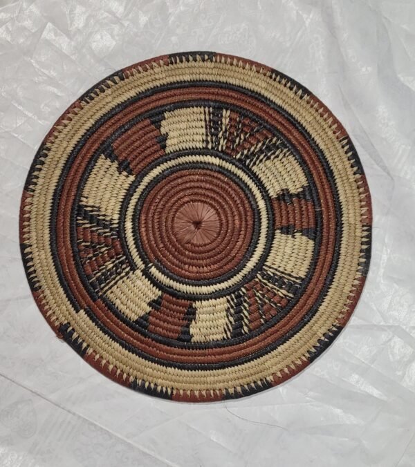 Cesta de parede de palha 37cm