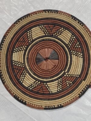 Cesta de parede de palha 37cm