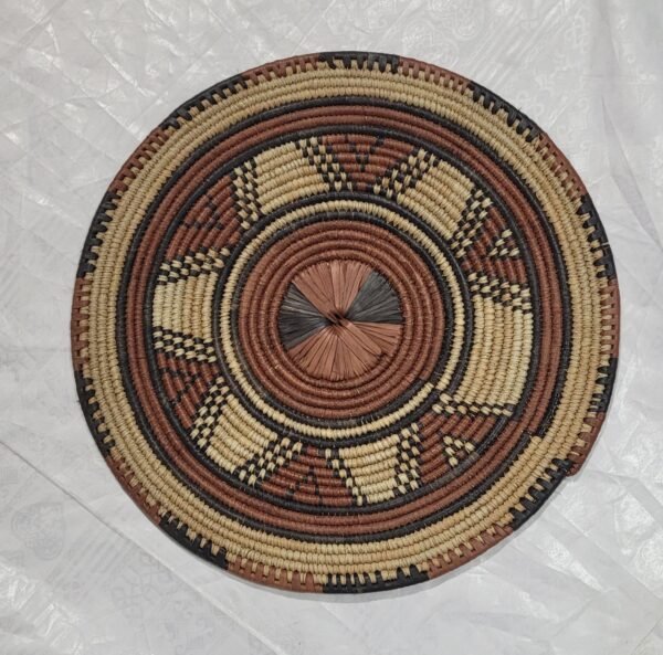 Cesta de parede de palha 37cm