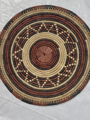Cesta de parede de palha 37cm